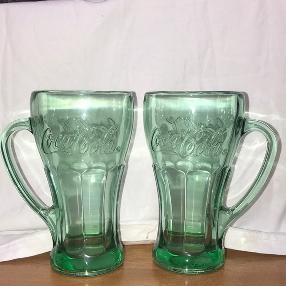 Coca Cola Other - Vintage Heavy Duty COCA COLA handled glasses